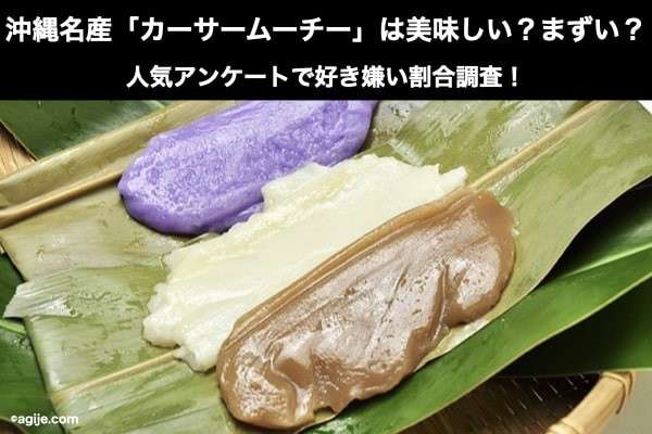 沖縄名産「カーサームーチー」は美味しい？まずい？どっち？人気アンケートで好き嫌いの割合調査！