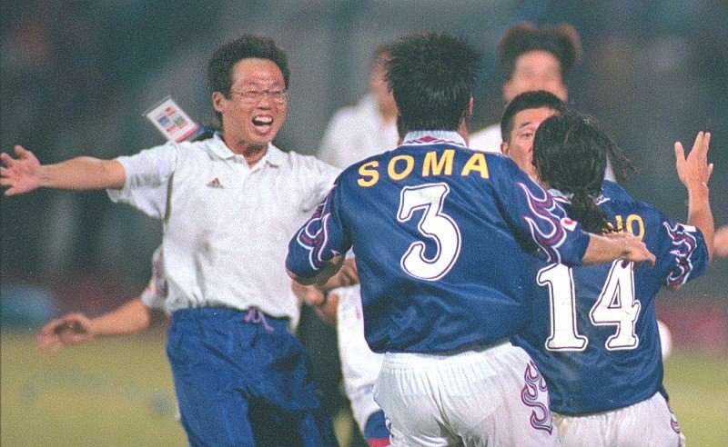 1998年にW杯初出場を果たした日本代表