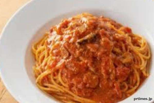  トマトとニンニクのスパゲティ