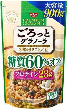 【グラノーラランキング】日清シスコごろっとグラノーラ3種の丸ごと大豆