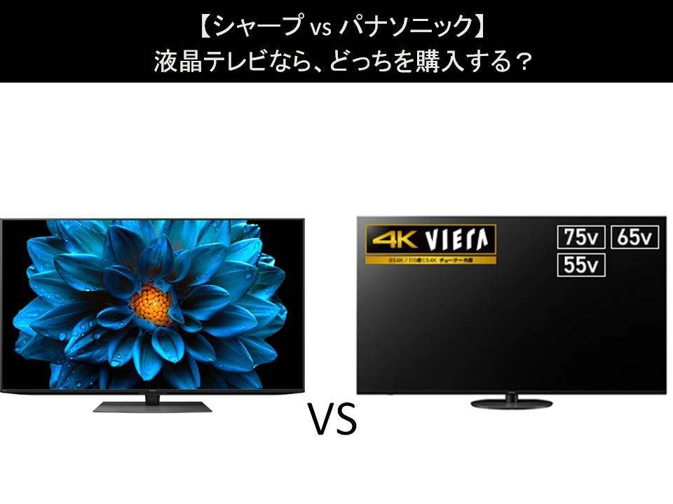 【シャープ vs パナソニック】液晶テレビなら、どっちを購入する？人気アンケートで比較調査！