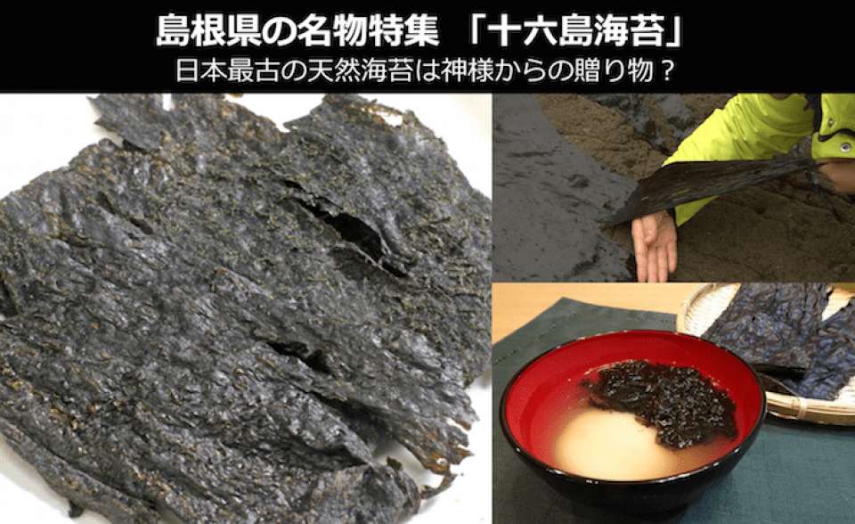 十六島海苔 は神様からの贈り物 日本最古の天然海苔の