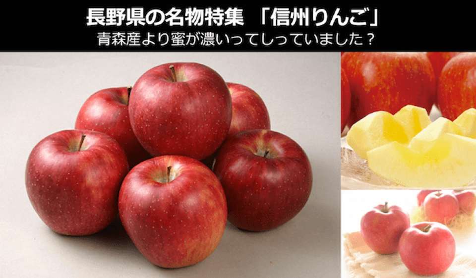 【長野県 お土産・名物】「信州りんご」は蜜濃く柔らかい！品種も多く旬なりんごを長い期間楽しめる！