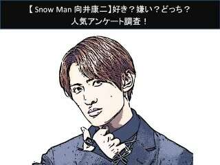 【Snow Man 向井康二】好き？嫌い？どっち？人気アンケート調査！