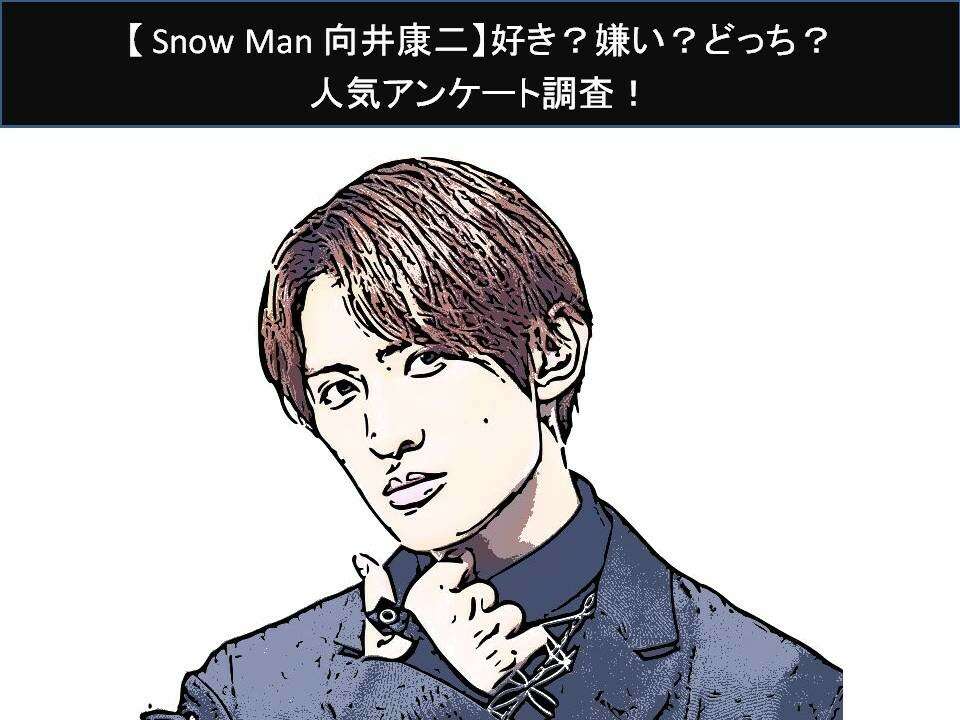 【Snow Man 向井康二】好き？嫌い？どっち？人気アンケート調査！