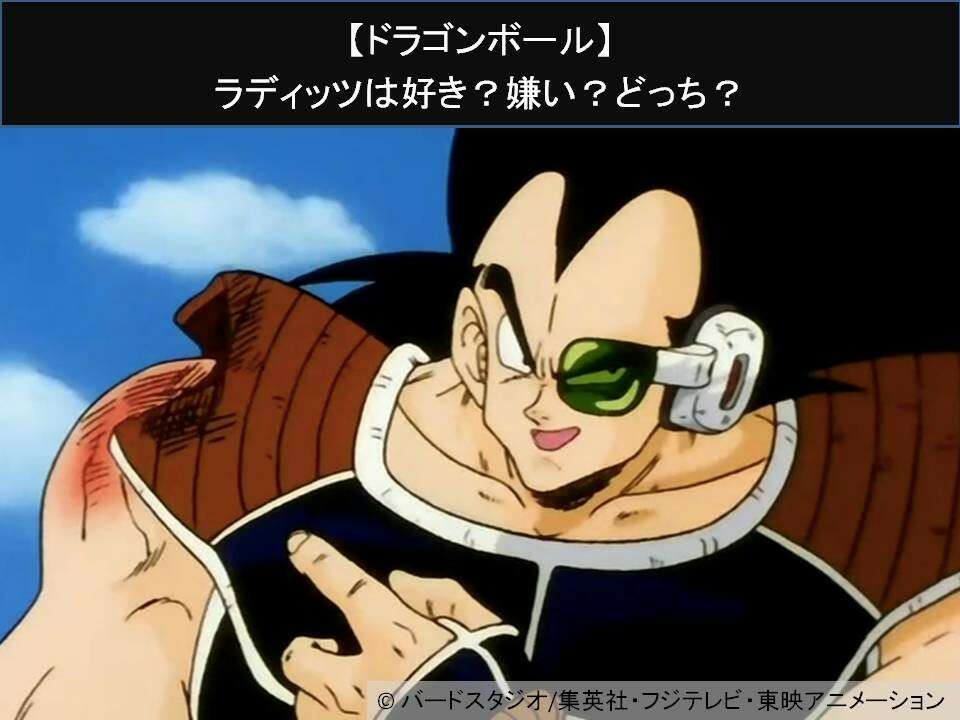 【ドラゴンボール】ラディッツは好き？嫌い？どっち？人気アンケート調査！