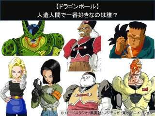 【ドラゴンボール】人造人間で一番好きなのは誰？人気アンケート調査！