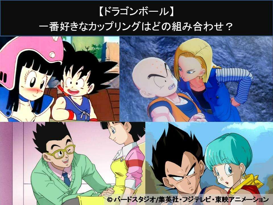 【ドラゴンボール】一番好きなカップリングはどの組み合わせ？人気アンケート調査！