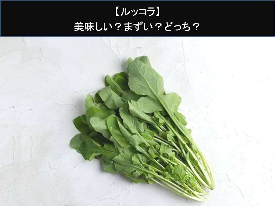 【ルッコラ】美味しい?まずい?どっち?人気アンケートで好き嫌いの割合調査!