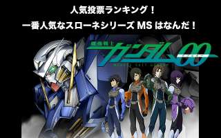 【ガンダム00-スローネシリーズMS編】人気投票ランキング！一番人気なモビルスーツはなんだ！