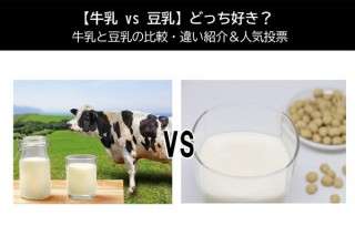 【牛乳 vs 豆乳】どっち好き？牛乳と豆乳の人気投票