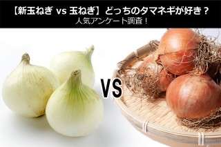 【新玉ねぎ vs 玉ねぎ】どっちのタマネギが好き？人気アンケート調査！