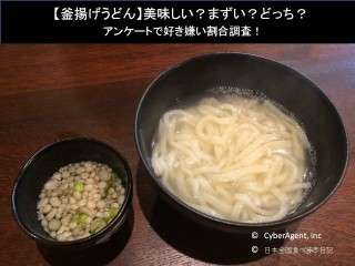 【釜揚げうどん】美味しい？まずい？どっち？