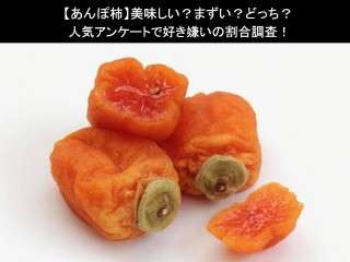 【あんぽ柿】美味しい？まずい？どっち？
