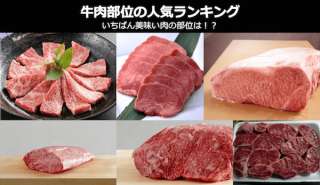 【牛肉部位の人気ランキング】いちばん美味い肉の部位は！？