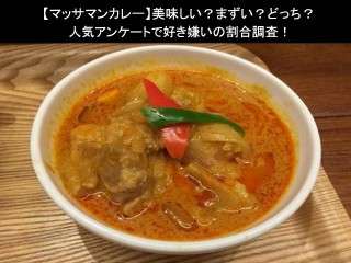 【マッサマンカレー】美味しい？まずい？どっち？